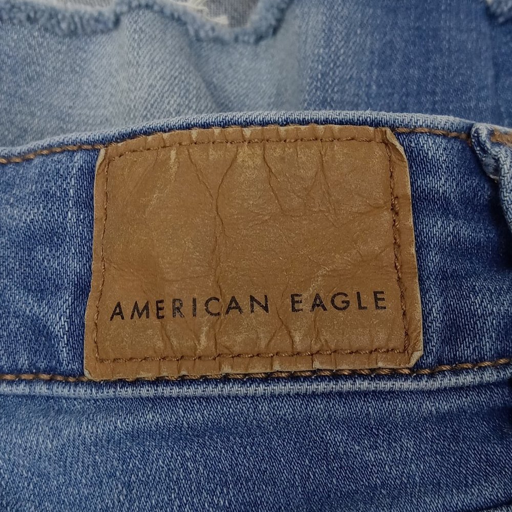 American Eagle Super Stretch Hi-Rise Jegging Shorts Size 4 - Picture 5 of 8